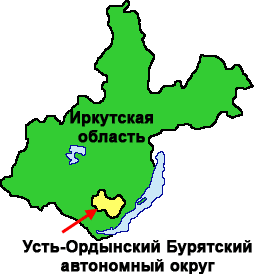 Карта усть ордынский