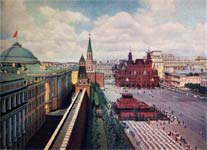 Красная площадь и Кремль. Вид со Спасской башни. *jpg, 900×652, 160 Kb