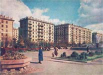 Сквер на Новопесчаной улице. Новые жилые дома. *jpg, 900×655, 172 Kb