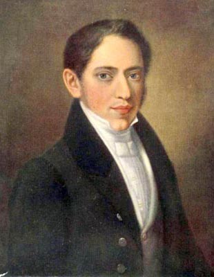 Николай Платонович Огарёв (портрет незвестного художника. 1830-е гг.) *jpg, 541×700, 53 Kb
