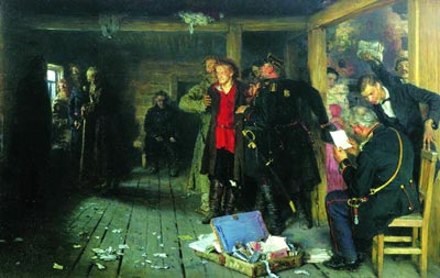 Репин, Илья Ефимович. Арест пропагандиста. 1880–1892 гг. *jpg, 900×570, 119 Kb
